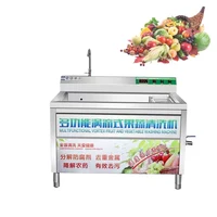 High Quality Fruit Pineapples Bananas Ginger Potato Mango Vortex Bubble Washing Machine 2