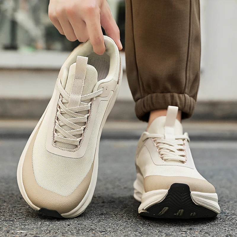 2026 Spring Men'S Fashionable And Comfortable Casual Shoes Lightweight Shock Absorbent Breathable Outdoor Sports Running Shoes 5