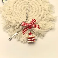 1 Piece Retro Kawaii Y2K Japanese Short Phone Charm Romantic Sweet Cake Dessert Strawberry Phone Pendant Universal Phone Lanyard 1