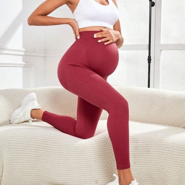 Women's Maternity Leggings Over The Belly Pregnancy Yoga Pants