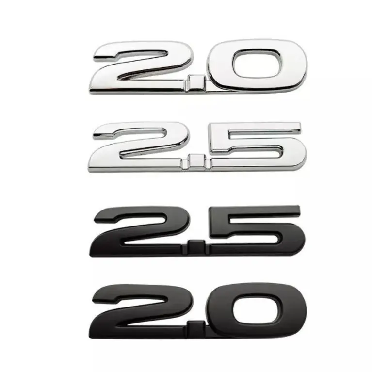 

2.0 2.5 car stickers for Mazda modification decal tail standard Metal side decoration label logo sticker accessories universal