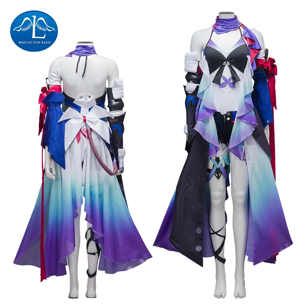 

Honkai Star Rail Seele Cosplay Adult Seele Purple Battle Suit Girls Anime Halloween Sexy Uniform Women Costume
