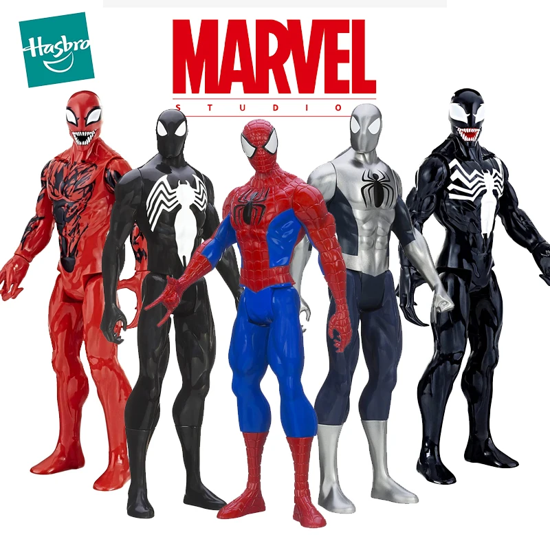 Фигурка героя Marvel мстители 30 см Человек-паук Веном Капитан Америка Железный