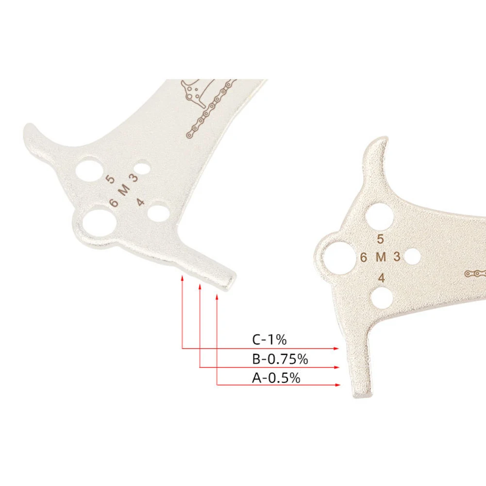 

Chain Gauge 1pcs Measuring Ruler Bicycle Tools Bike Maintenance Chain Wear Cycling Kits Stainless Steel About 39g