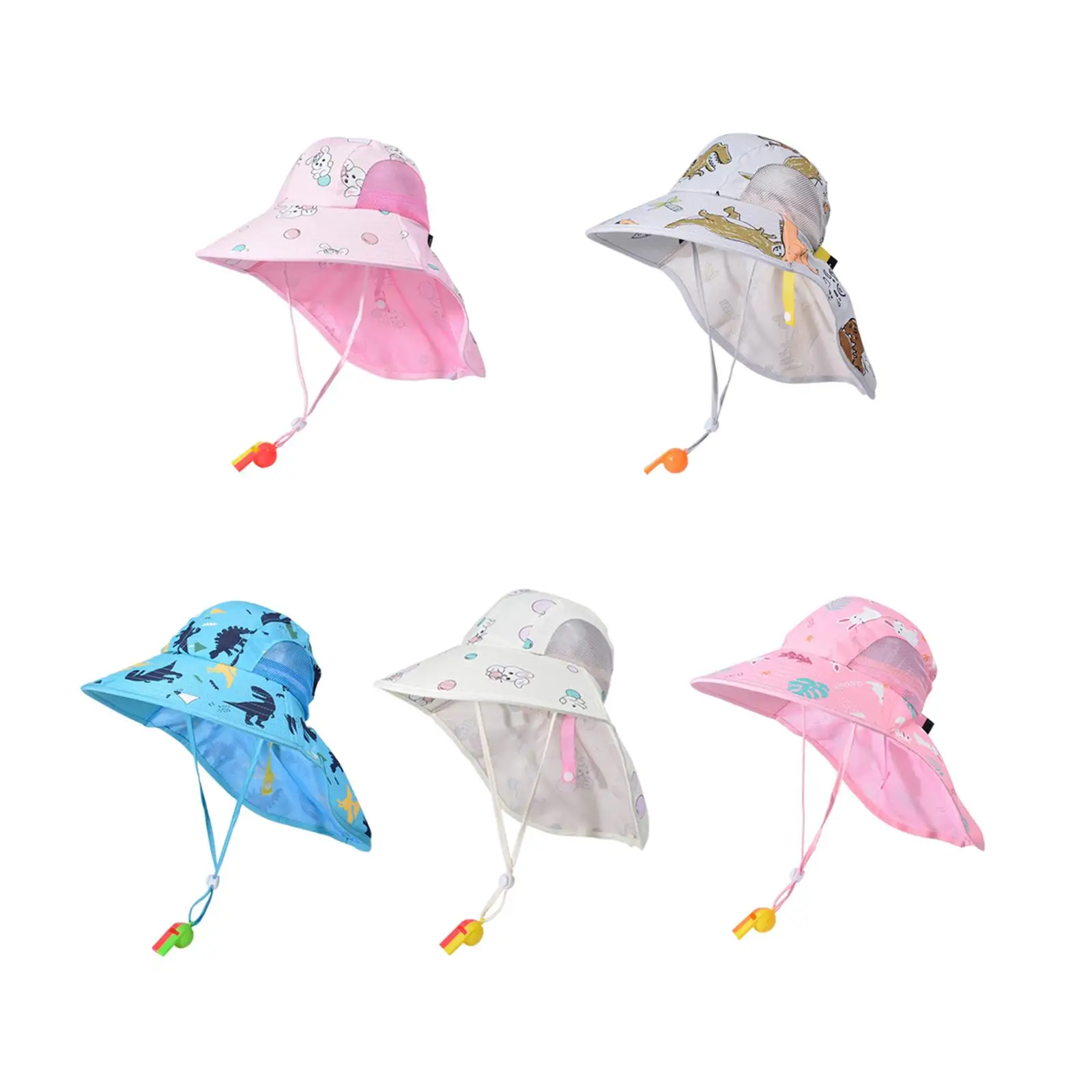Kids Sun Hat Casual Spring Summer Packable Sunhat for Girls Boys Cartoon Beach