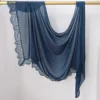 106205-c00054.jpg Hijab Ramadan en Rayonne, Coton et Modal, avec bordure en dentelle, Turban respirant, Châle uni en coton, Foulard pour femmes