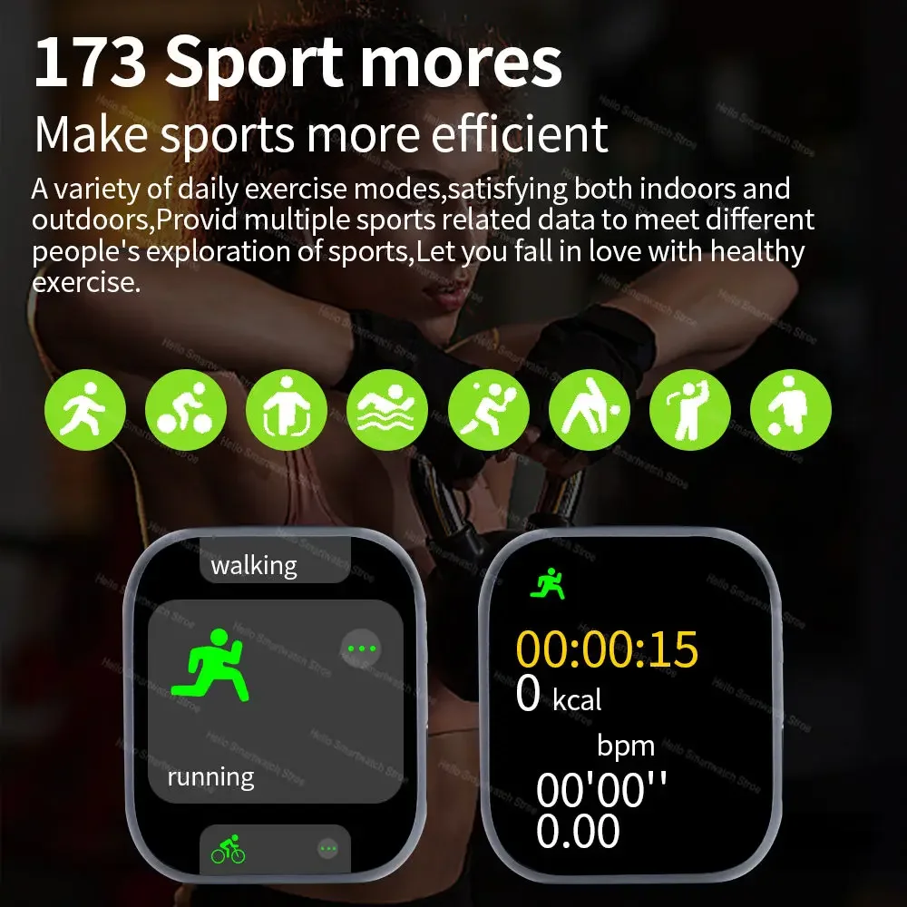 2025 New Hello 4 Mini Smart Watch Series 10 42mm AMOLED 4G ROM NFC DeepSeek Compass Clock Bluetooth Call Sports Smartwatch Women - Image 5