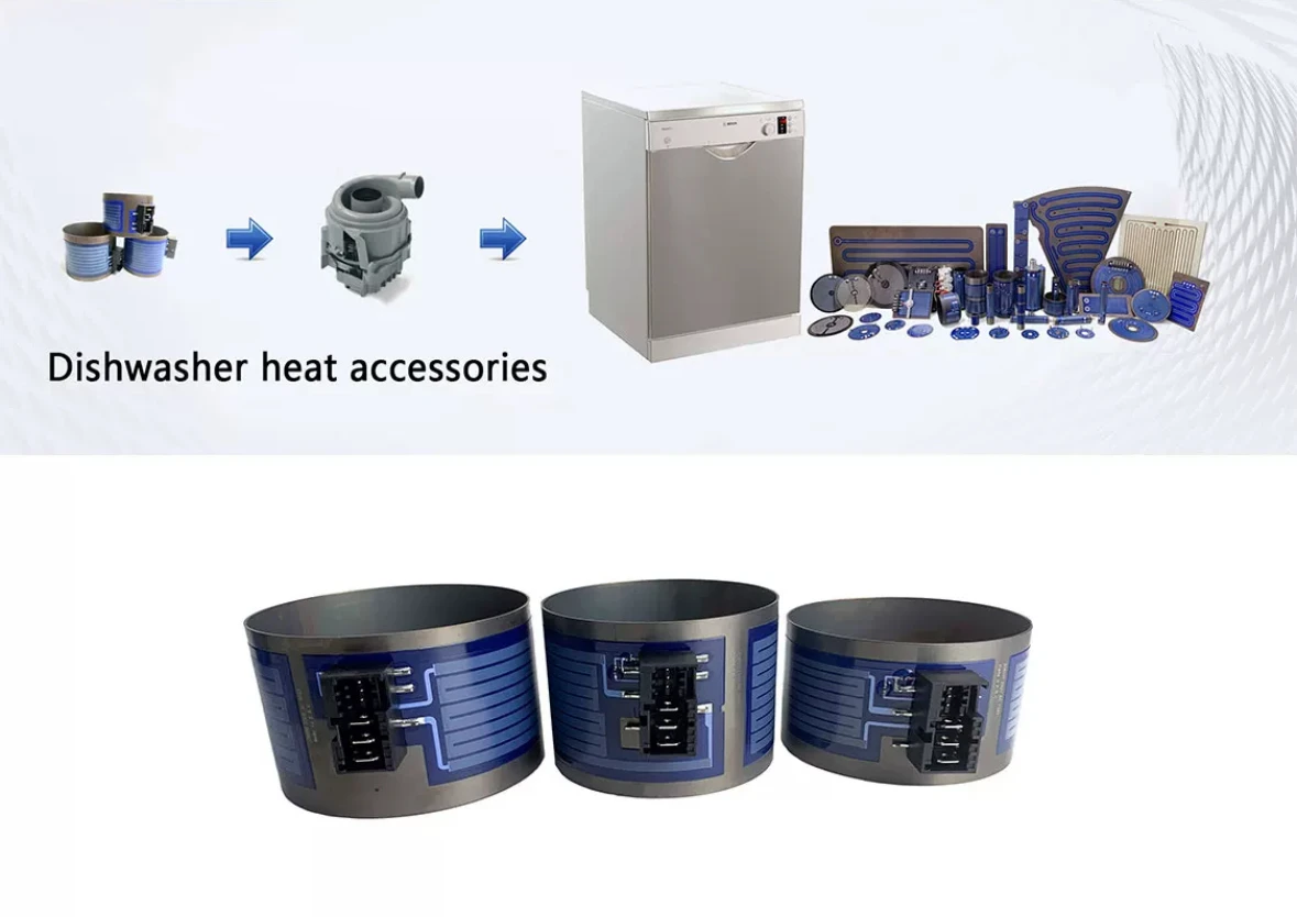 Dishwasher Heating Ring Dishwasher Heating Cycle Thick Film 2080W 230V for Siemens/Bosch