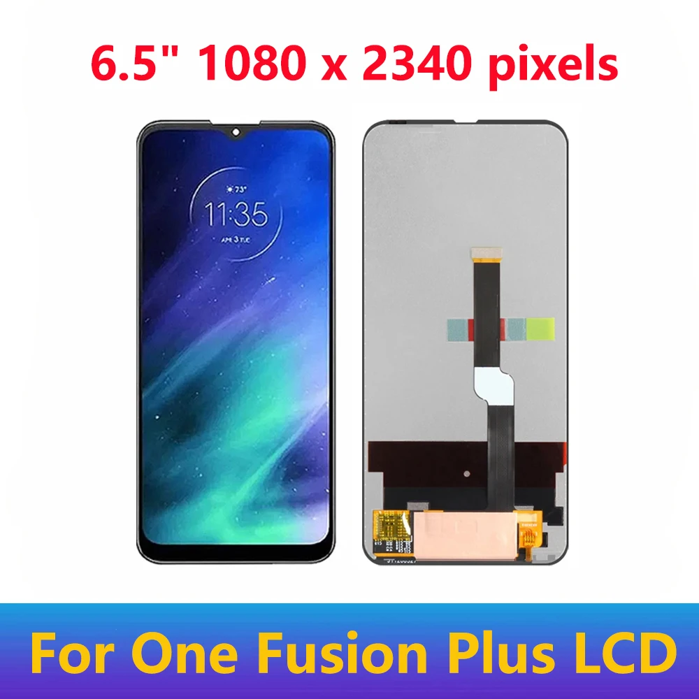 

6.5" Original Replacement For Motorola One Fusion Plus LCD Display For Moto OneFusion LCD Touch Screen Digitizer Assembly Repair