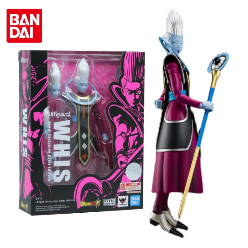 

BANDAI SHF Dragon Ball Super Whis Event Exclusive Color Edition Anime Action Figures Toys Boys Kids Children Gifts