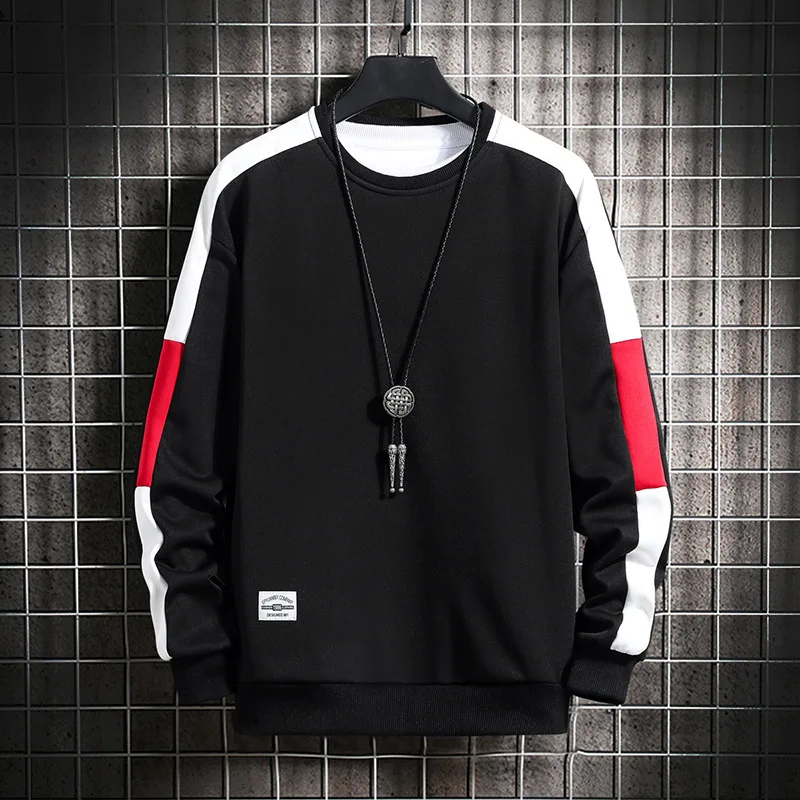 2022 New Men Striped Sweatshirt Fashion 