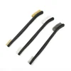 5pcs Double Head Wire Brush Set Steel Brass Nylon Cleaning Polishing Metal Rust Double Headed Rust Removal And Cleaning Brush 6