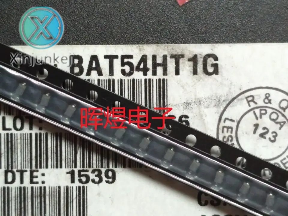 

30pcs orginal new BAT54HT1G BAT54H JV screen printed SOD-323 chip Schottky diode