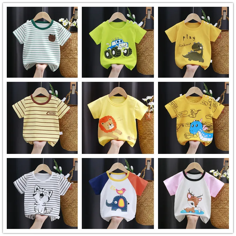 Baby Cartoon Cotton T-Shirts 1