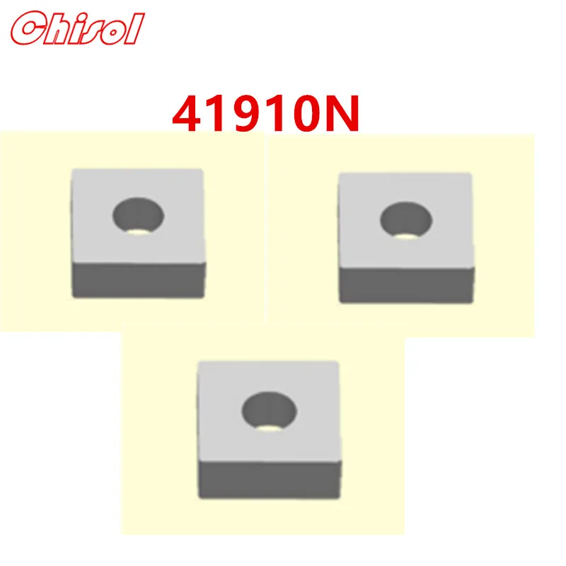 

30pcs/Box 41910N YT14 YT15 YT5 YW1 YW2 YG6 YG8 Carbide Hard Alloy Machine Clamp Rectangular Blade Cutter Milling Insert