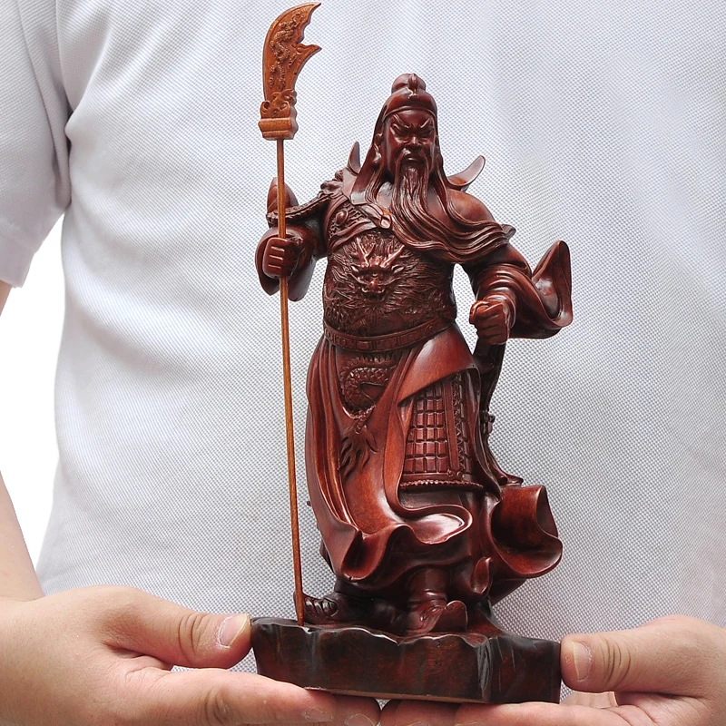 

Китайская статуя Гуань Юй для украшения дома, гостиной, спальни, статуя Будды Гуань Гонг на удачу, статуя из смолы, имитация