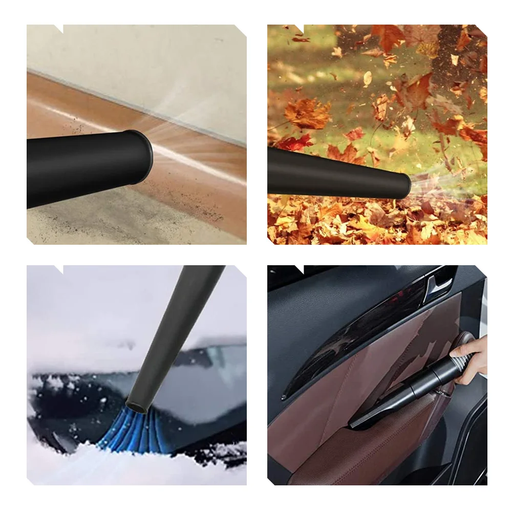 NEWBENY 2 In 1 Cordless Electric Air Blower & Suction Handheld Leaf Snow Sweeper Dust Collector Cleaner For Makita 18V Battery 4
