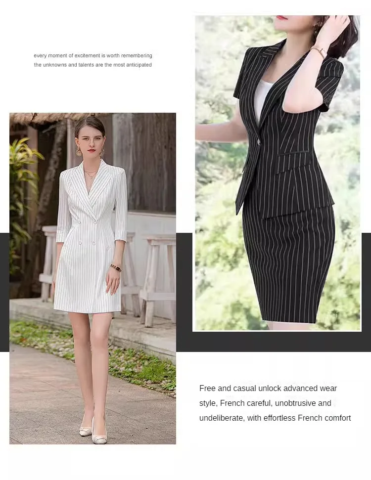 Breathable Women\'s Fabric Suit By The Meter for Clothes Pants Dresses Sewing Stripe Pattern Fashion Skirts Textile Anti-wrinkle