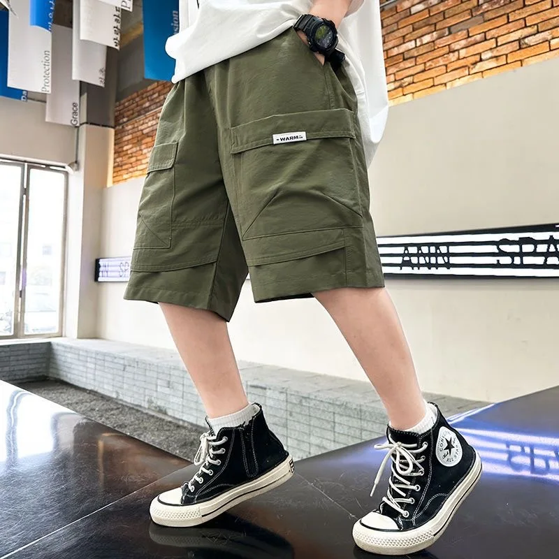 UNITIM 여름 십대 소년 반바지 어린이를위한 반바지 반바지 소년 3-14 세 어린이 소년 작업복 반바지 어린이 소년 반바지