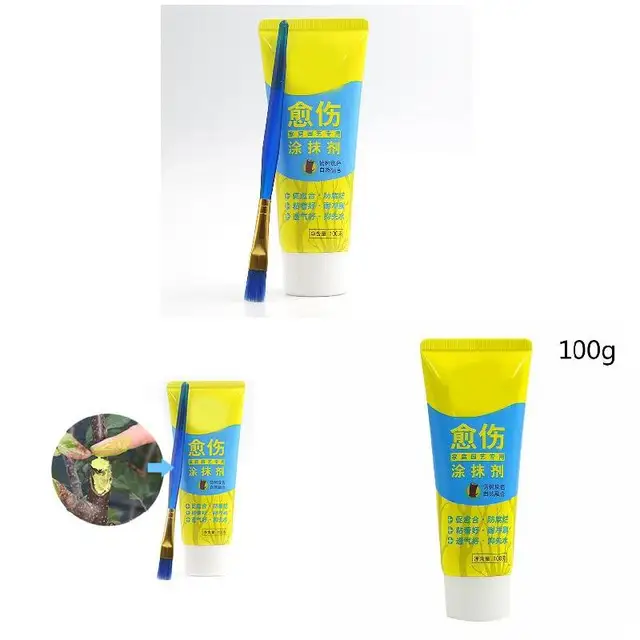 Fa Seb Bonsai Vágott Paszta Kenet Ágens Metsző Összetett Tömítés Kefével - Image 3