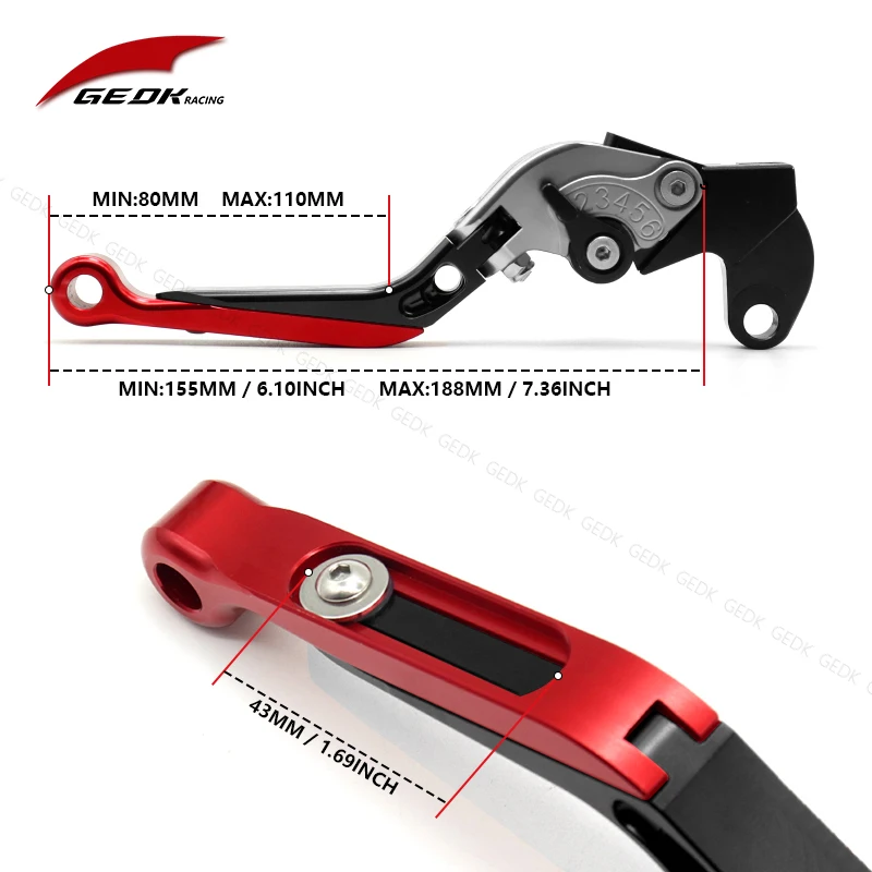 For Benelli TNT 125 135 300 BJ125 2016-2020 Brake Clutch Levers Motorcycle Folding Extendable Adjustable Modified Accessories