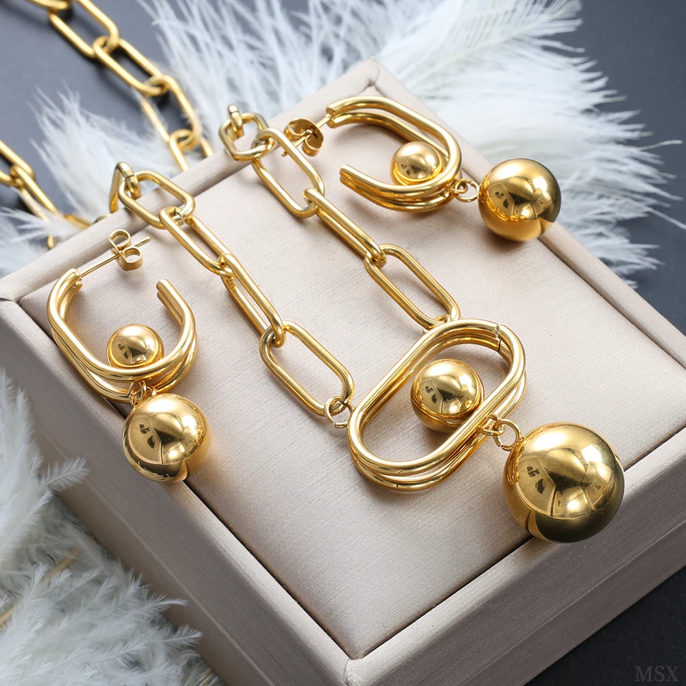 Minimalist Ball Shaped Zircon Pendant, Earrings & Bangle Set for Girls main image 1