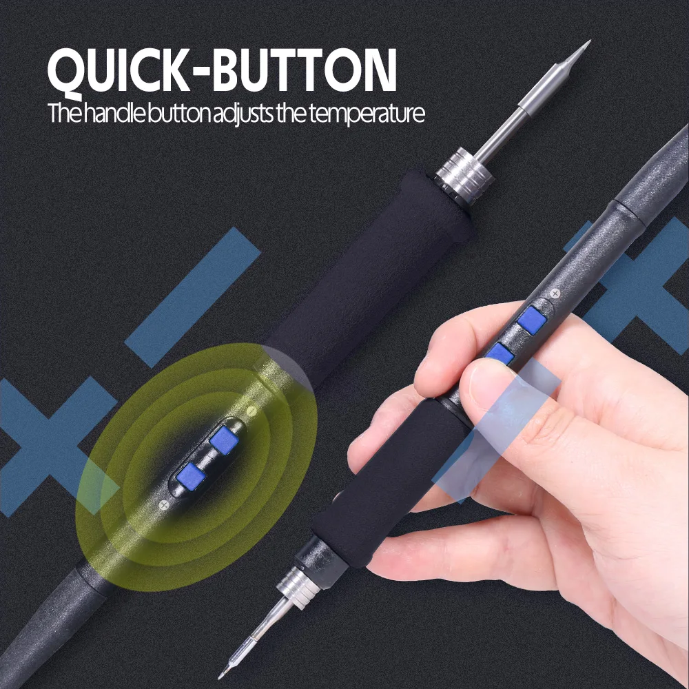 WEP 982D-III Precision Soldering Iron Station with Tweezers for Microscope Soldering Electronics