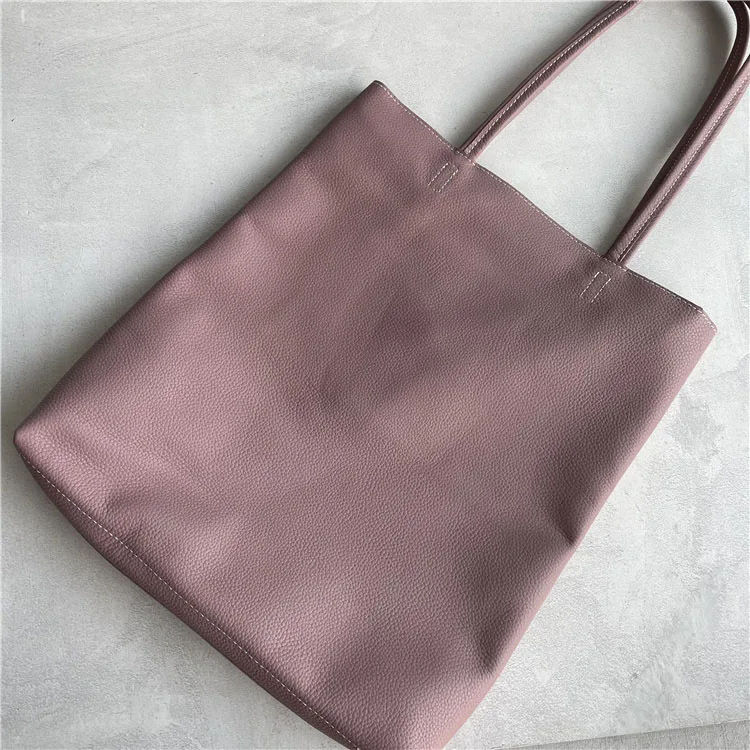 Women's Leather Tote Bag Large Capacity Genuine Cowhide Shoulder_voghion.com