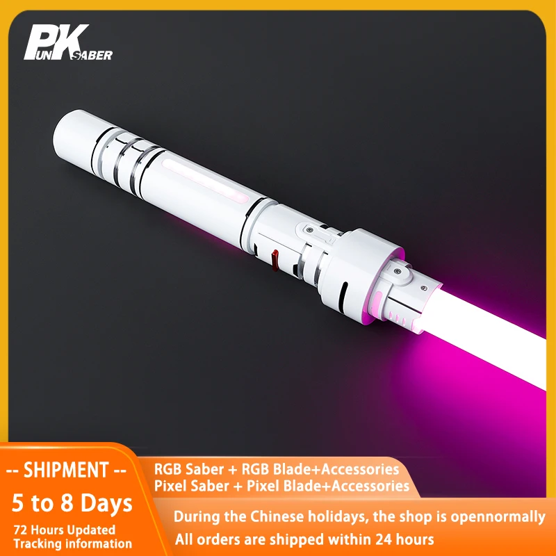 

PunkSaber Lightsaber Neopixel Jedi Laser Sword Heavy Dueling Sensitive Smooth Infinite Changing Hitting Sound Light Saber Toys
