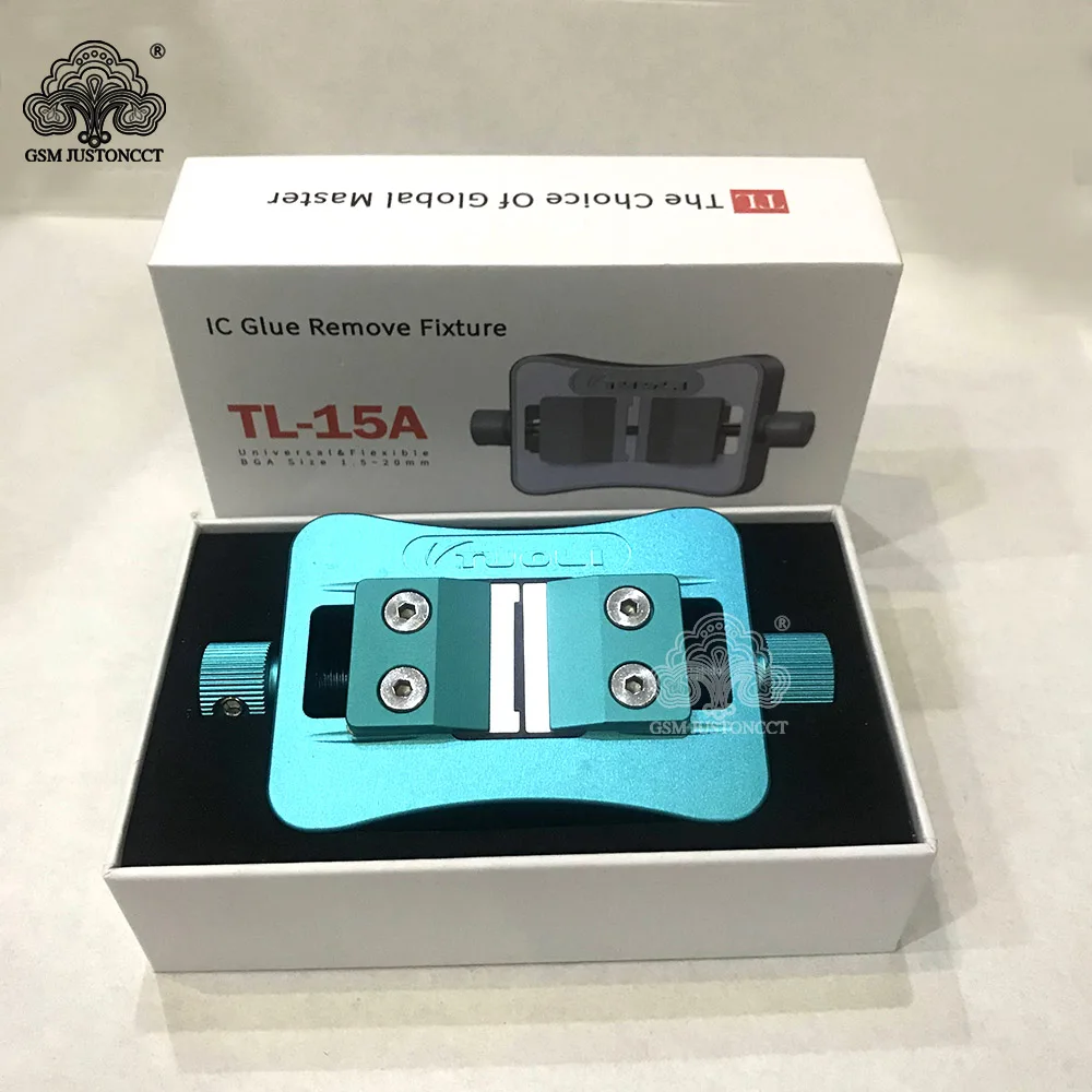 TL-15A 범용 CPU IC 접착제 고정 장치 제거 BGA IC1.5-20mm 크기 마더 보드 납땜 수리 홀더 클램프 iPhone 수리 도구