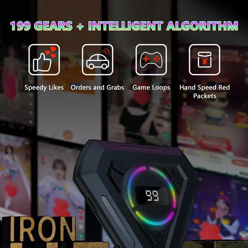 Auto Clicker For Phone USB Device Screen Auto Clicker Simulated Finger Clicking Suitable For Games Live Broadcasts Reward Tasks