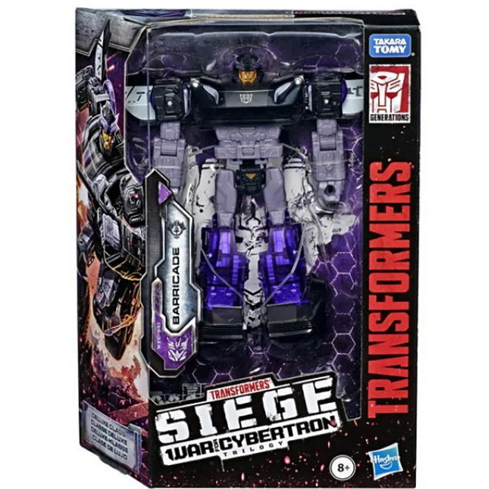 

[In Stock] Hasbro Transformers Generations War for Cybertron: Siege Deluxe WFC-S41 Barricade Action Figure Collection Model Toys