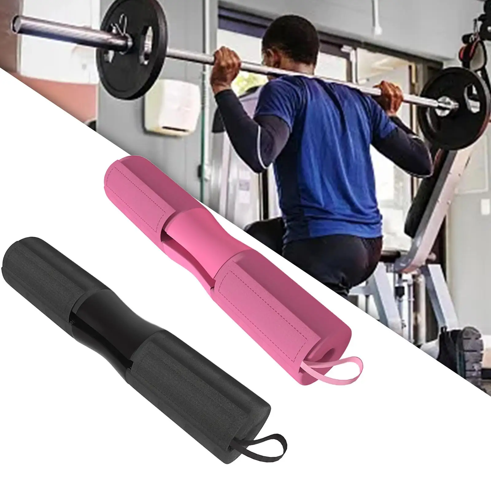 Barbell Neck Shoulder Pad Weight Lifting Bar Pad for Hip Thrusts Fitness Gym