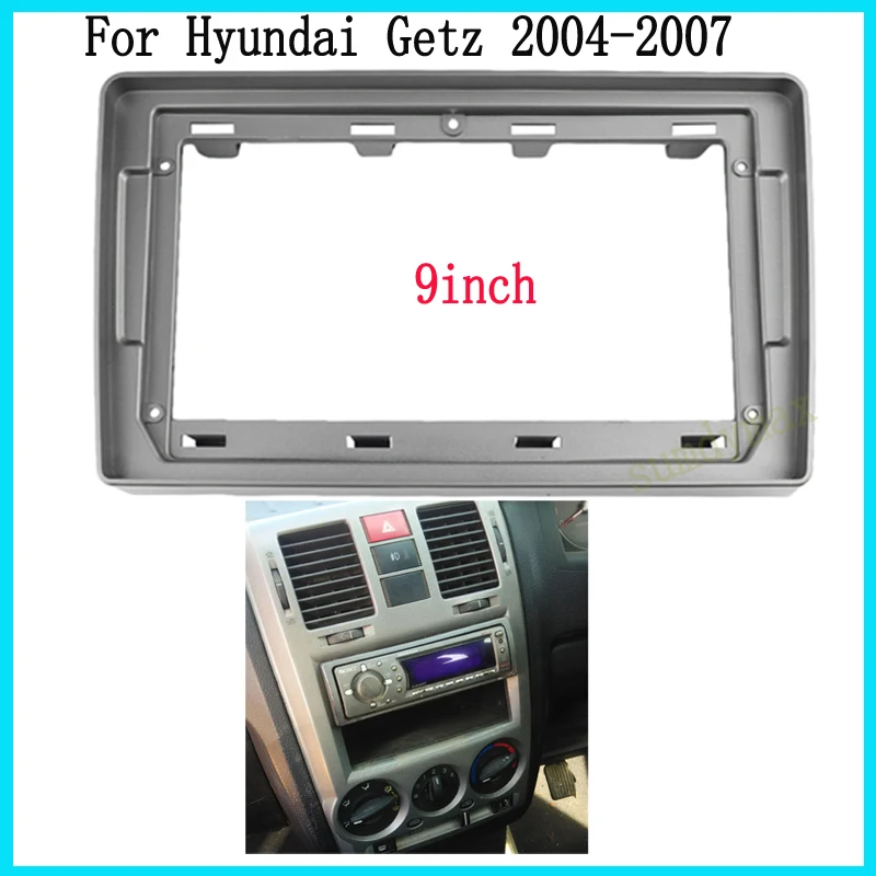 

Рамка для автомобильного радио 9 "android для HYUNDAI GETZ 2004 2005 2006, рамка для автомобильного Dvd, установка панели, крепление для приборной панели, приборная панель