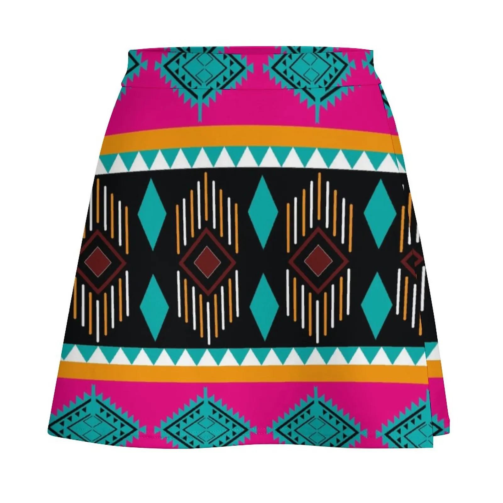 Aztec Pattern Design Mini Skirt Women's summer skirt womens clothing