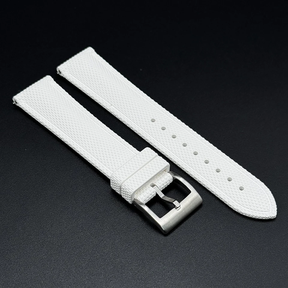 Braided FKM Rubber Quick-Release Watch Strap - Universal Fit, 20-22mm