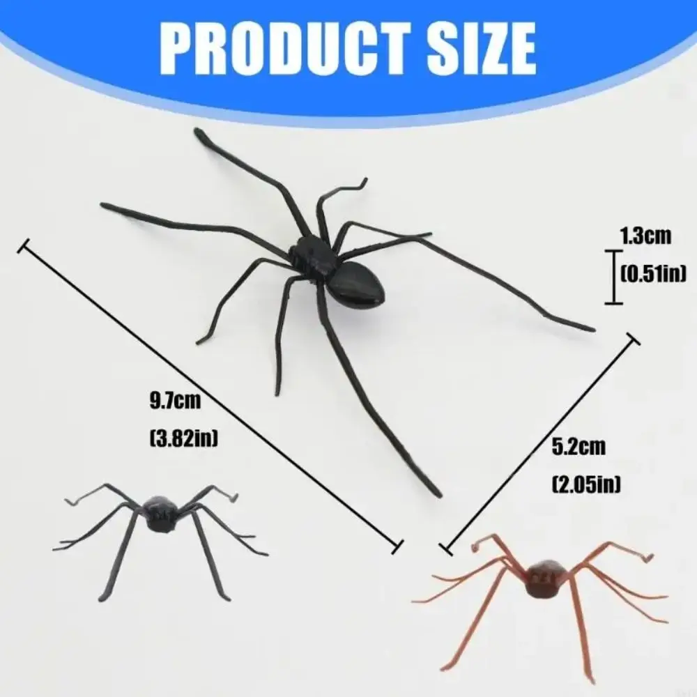Fridge Magnet Magnet Simulation Spider Toy Funny 3D Design Spiders Decoration Realistic Look Animal Spider Prank Toys Home Decor