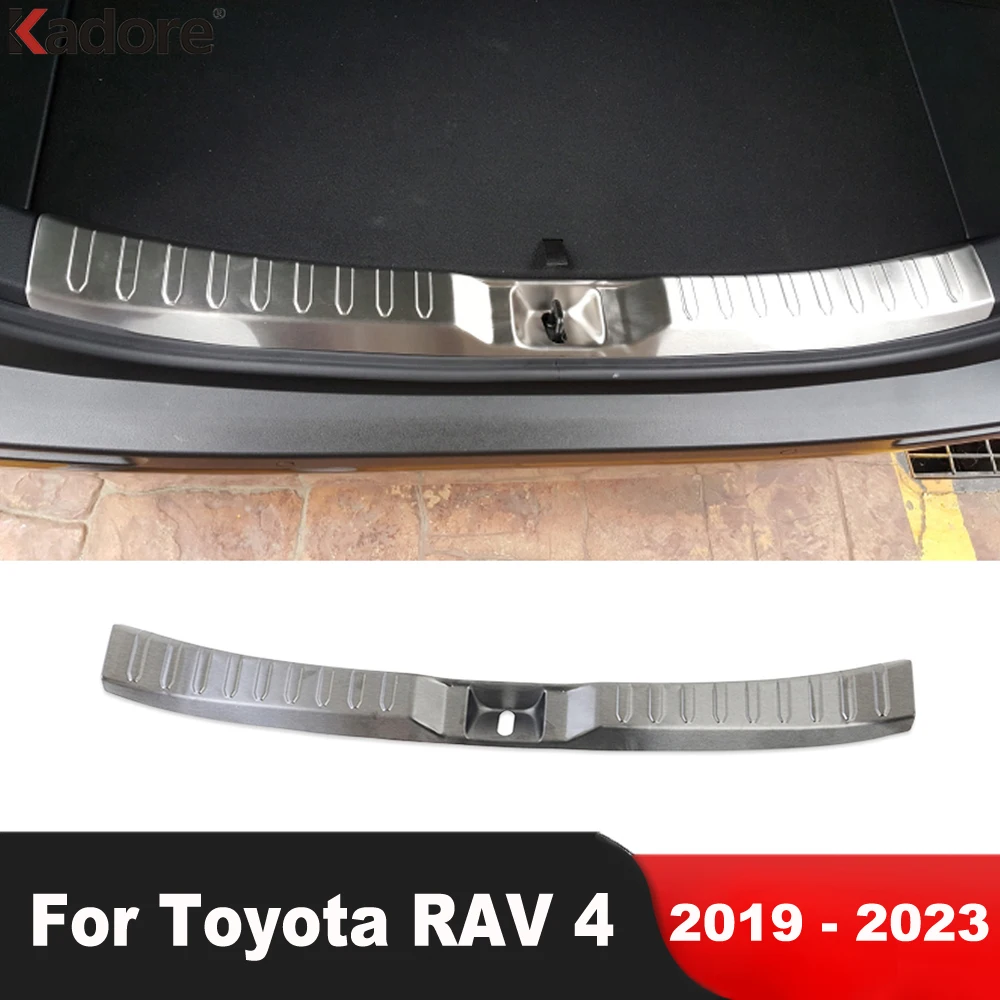 Inner Rear Bumper Protector Sill For Toyota Rav4 Rav 4 2019 2020 2021