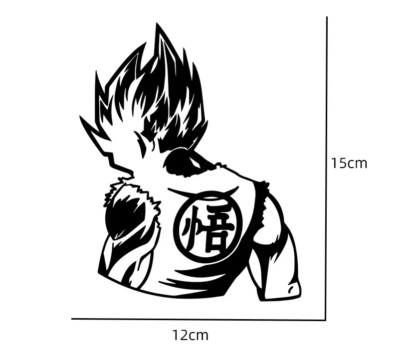 子供のためのスーパーサイヤ人ドラゴンボールステッカー,防水