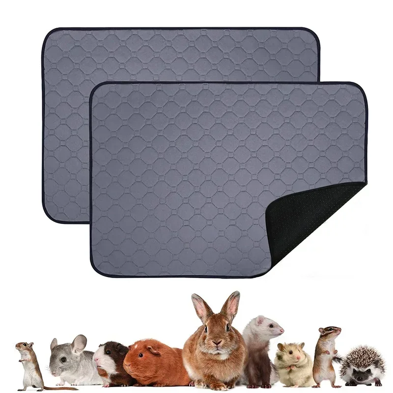 thumbnail interactive-video image 1 of Washable Guinea Pig Cage Liners - Leakproof, Absorbent Bedding For Midwest & C&C Cages 1 of 11