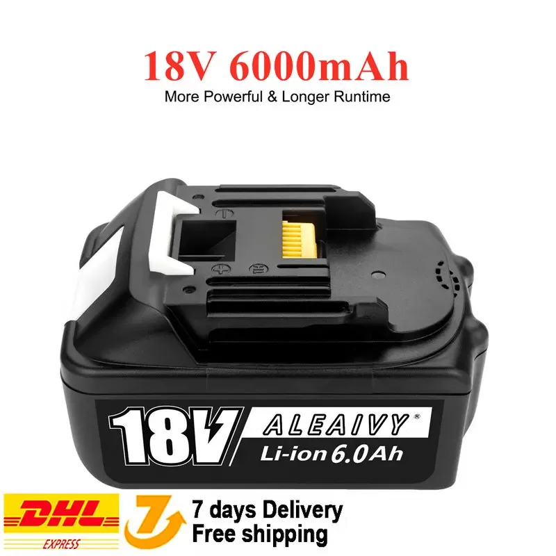 

For Makita 18v Original Replacement Battery 6.0Ah BL1850B BL1860B BL1830B LXT BL1815 BL1840 LXT400 Power Tools Battery