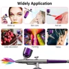 Portable Airbrush Nail With Compressor Airbrush Rechargeable Wireless Handheld Spary Gun for Nails Art Painting Craft 5