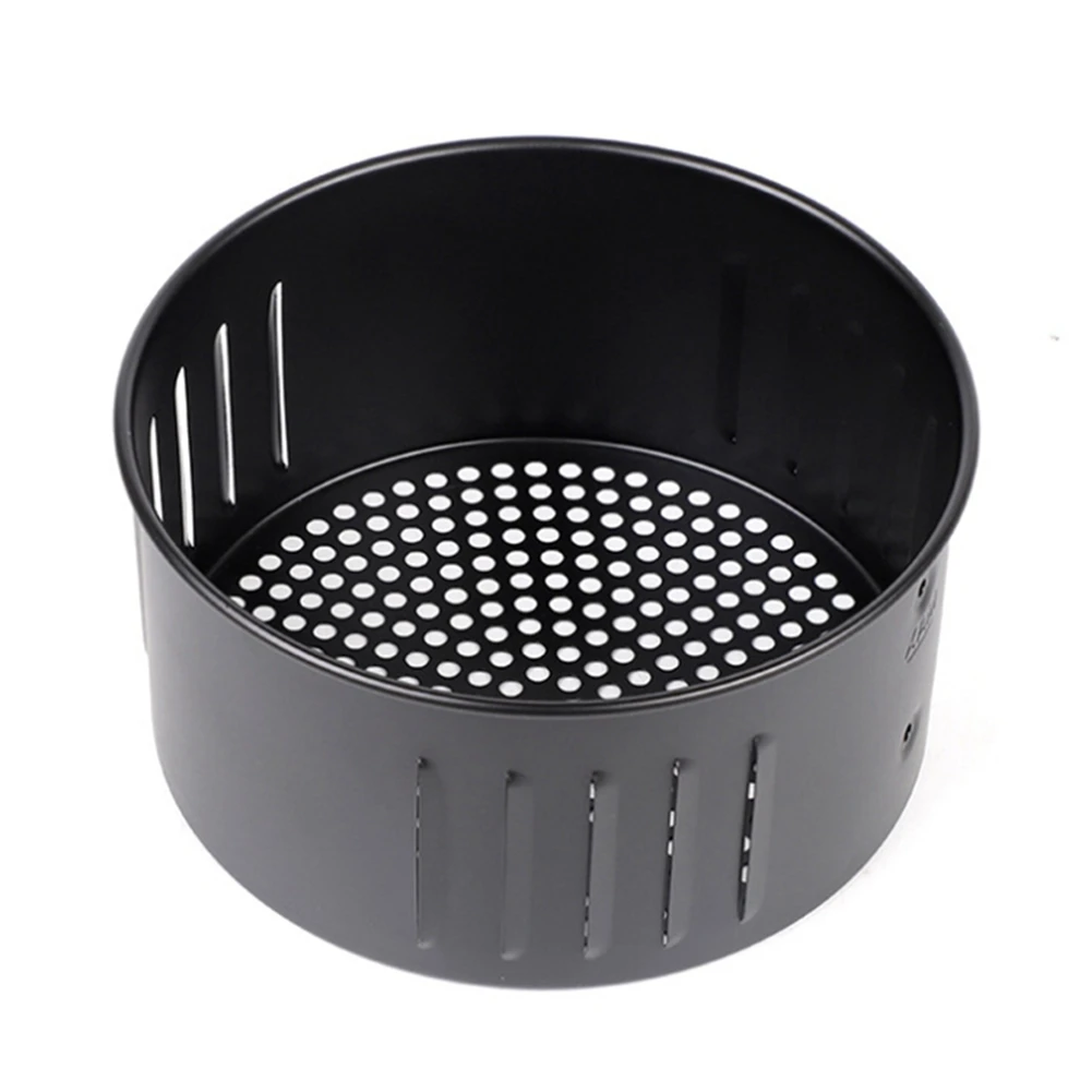 A09G-Air Fryer Replacement Basket, Non Stick Sturdy Roasting Cooking Stainless Steel Baking Tray for All Air Fryer Oven