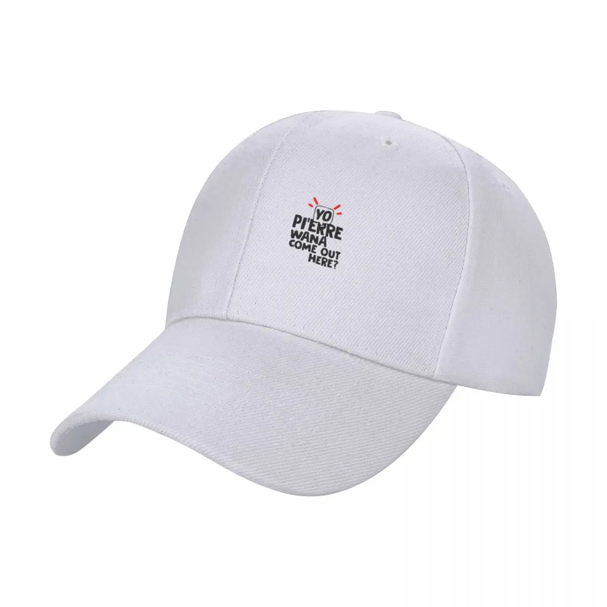 

Pierre Bourne Yo Pi_erre Black Celly White Baseball Cap Hat Baseball Cap Christmas Hat summer hat Hats For Women Men's