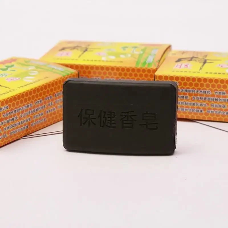 Face Body Healthy Handmade Propolis Bamboo Charcoal Soap Personal Care Whitening Rejuvenation Tourmaline Soap for Bath turmeric soap hand soap body whitening soap sulfur soap kojic acid soap sea salt soap facial cleansing soap plasma soap glycerin soap base slimming soap