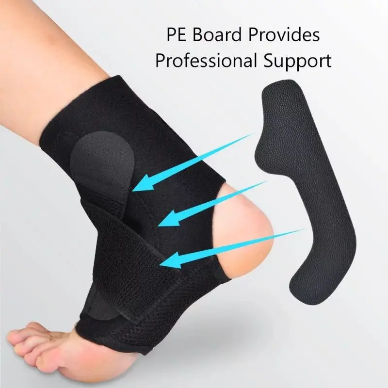 Description Picture 4 of itemAdjustable Ankle Brace Breathable & Comfortable Elastic Ankle Support Sleeve Running Basketball Volleyball Foot Tendon Support