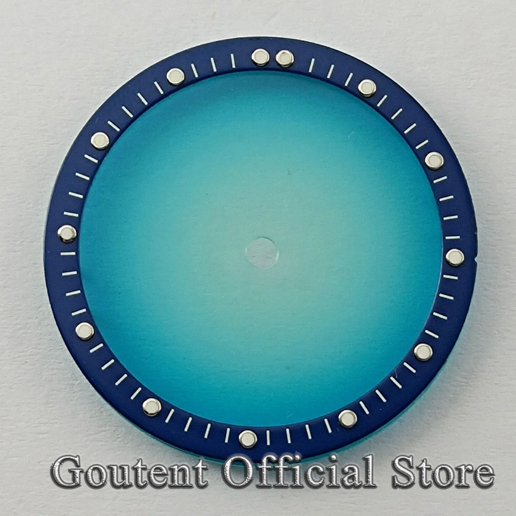 Goutent Elegant Black Blue White Perspective Dial with See-through Design for Automatic Movement Watches