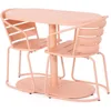 Patio Bistro Set 3 Piece Outdoor, Retro Metal Bistro Table and Chairs Set of 2,Waterproof CafeTable Set for Indoor/Outdoor/Porch 6