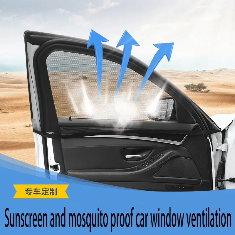 

Car mosquito screen windows Mosquito proof mesh sunshade for car windows Sunscreen and thermal insulation do not block the view