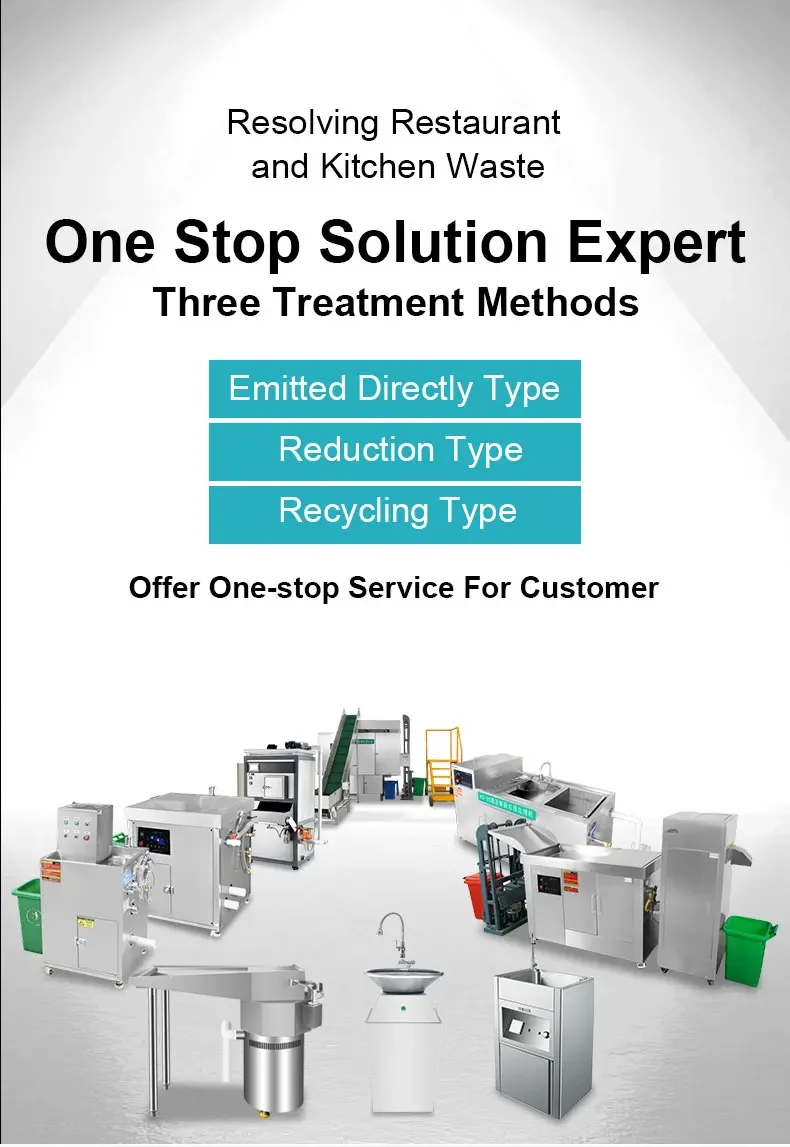 Description Picture 2 of itemHigh Efficiency Eco Friendly Food Disposal Food Waste Processor Garbage Recycling Equipment